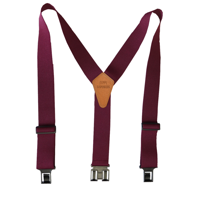 Original Perry Suspenders - Burgundy
