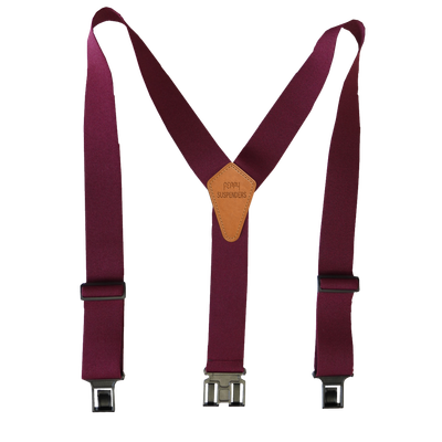 Original Perry Suspenders - Burgundy