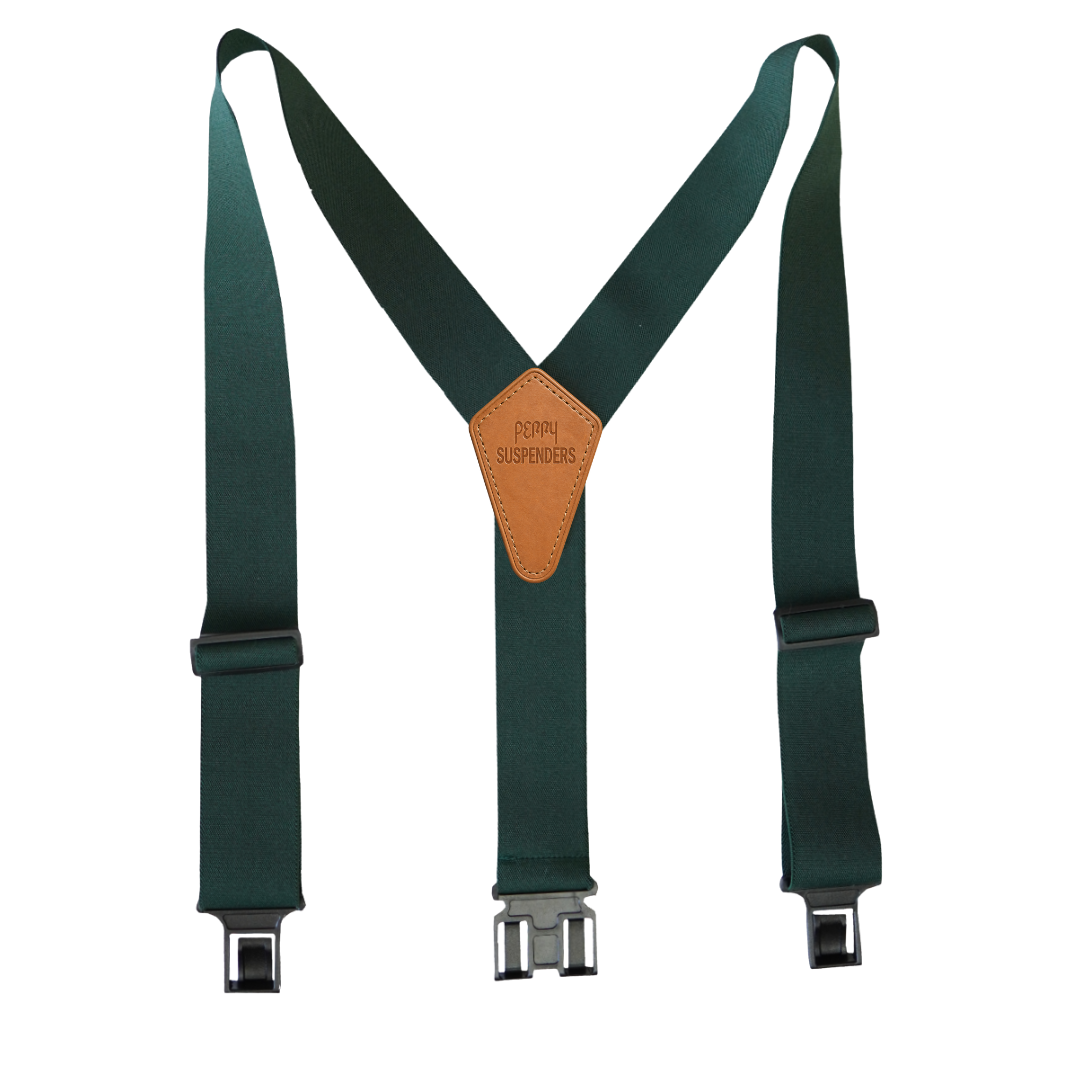 Original Perry Suspenders - Hunter Green