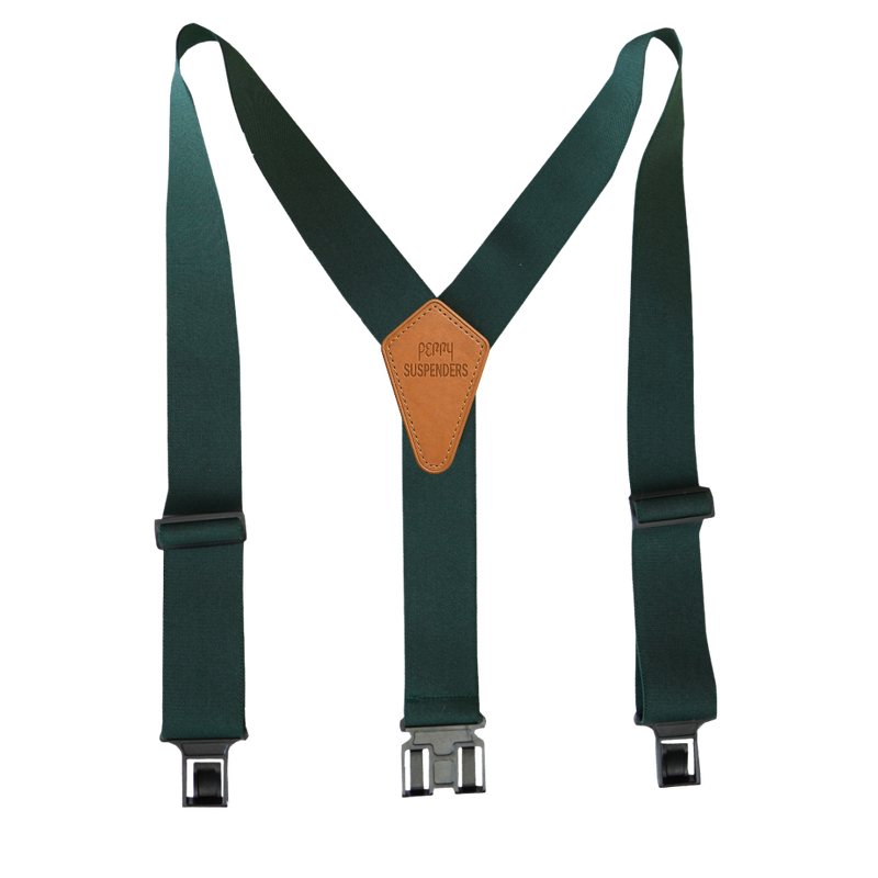Original Perry Suspenders - Hunter Green