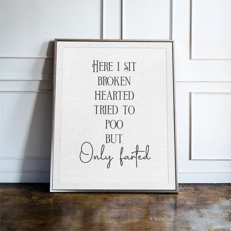 Here I Sit Broken Hearted...