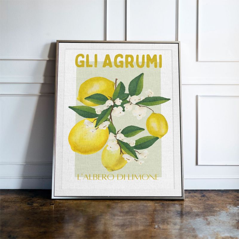 Italian Lemon , Gli Agrumi, Citrus Fruits Print