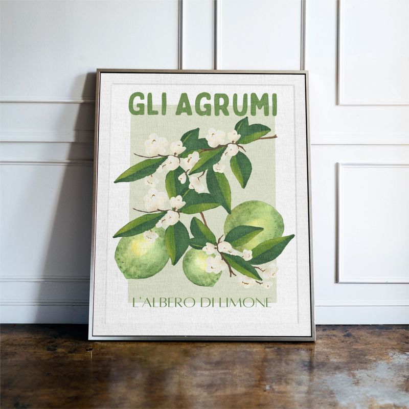 Italian Limes , Gli Agrumi, Citrus Fruits Print