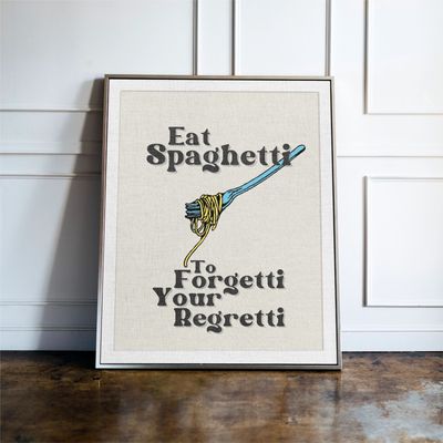 Eat Spaghetti to Forgetti your Regretti