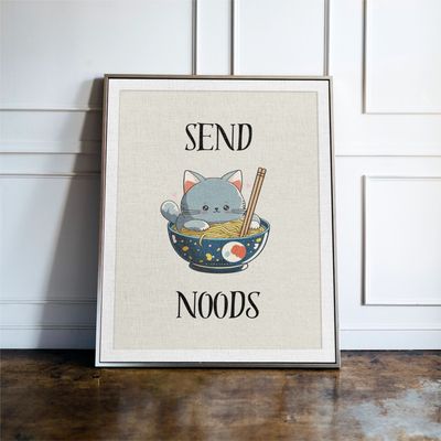 Send Noods - Noodle Lover Print