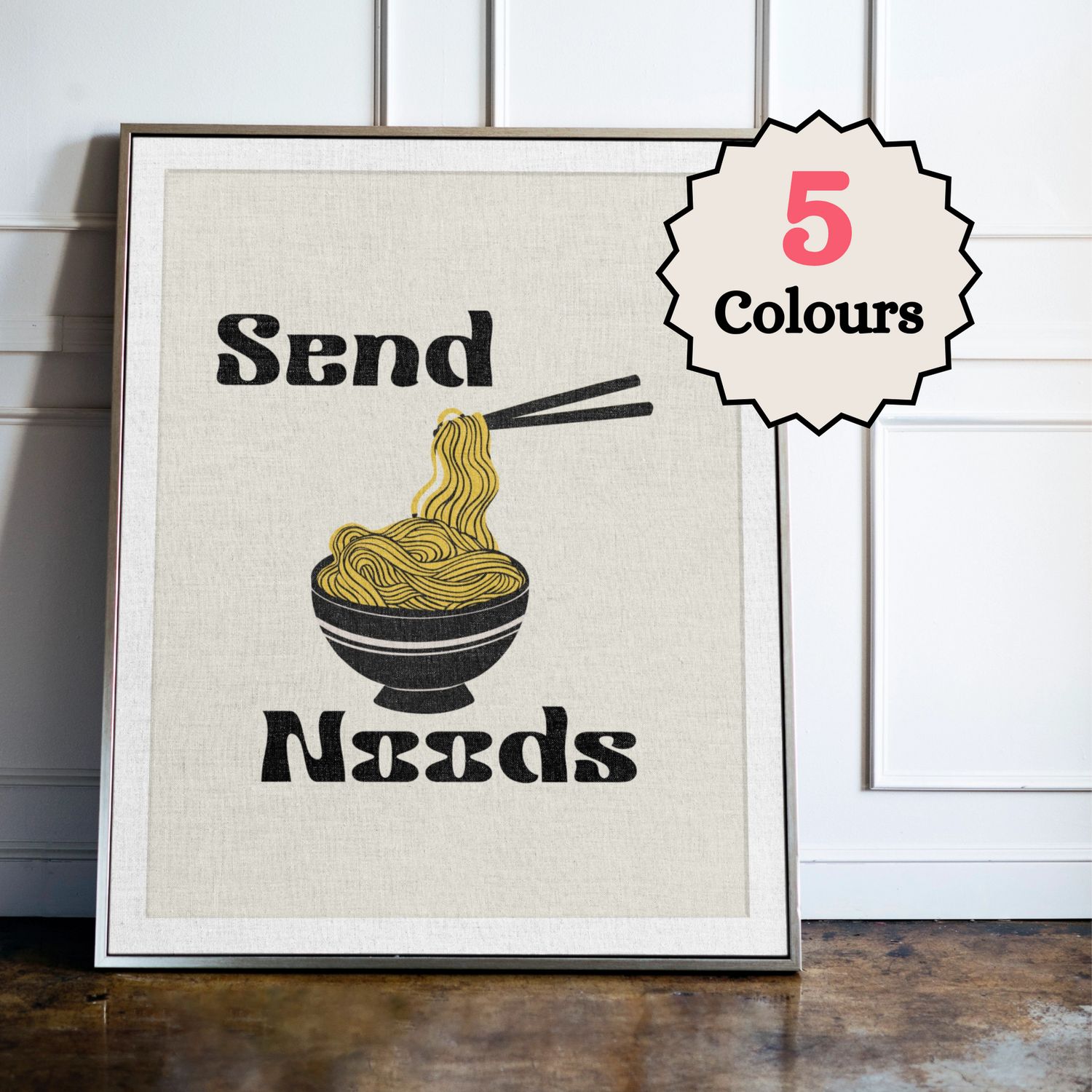 Send Noods - Noodle Kitchen Print