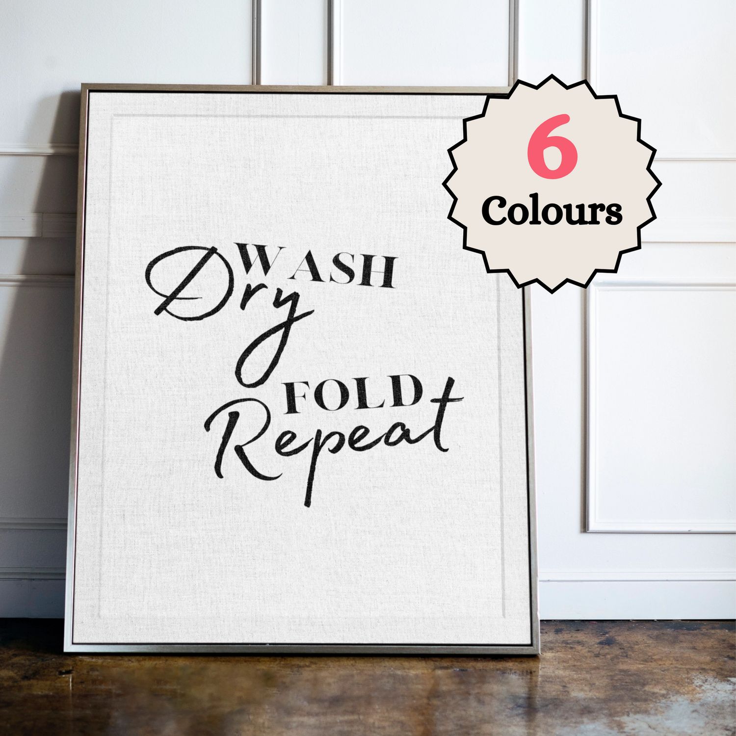 Wash, Dry, Fold, Repeat