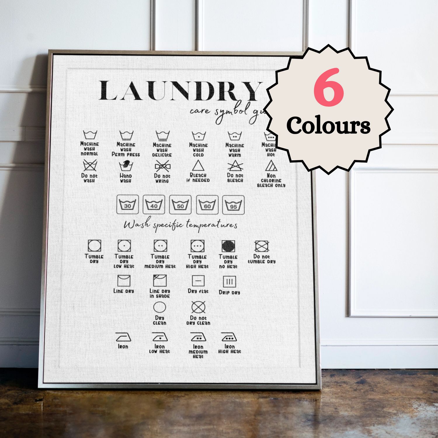 Laundry Symbols Guide