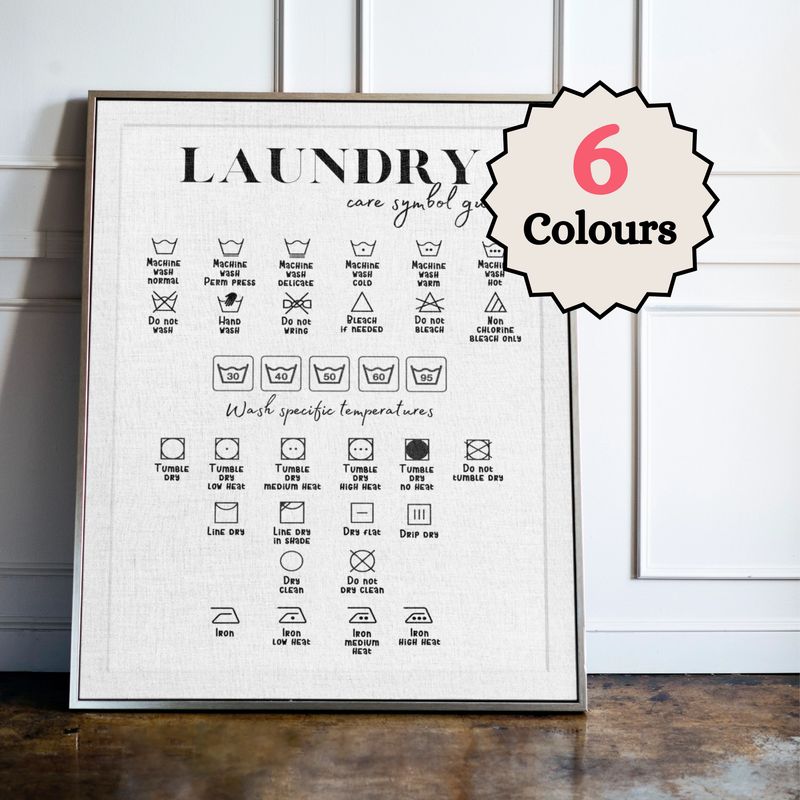 Laundry Symbols Guide