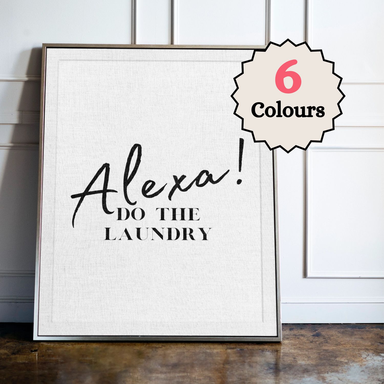Alexa! Do the Laundry