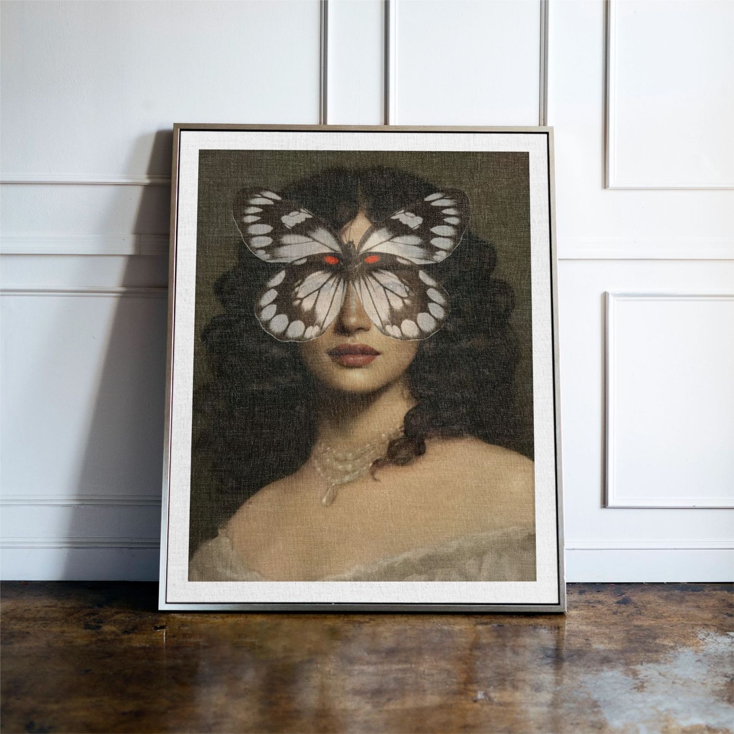 Butterfly Mask, Maximalist Print