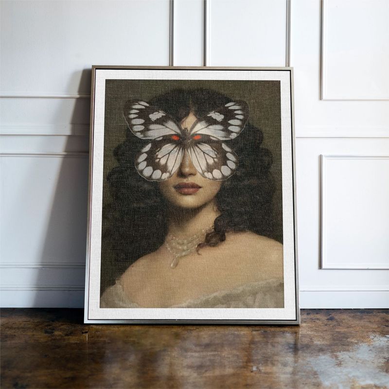 Butterfly Mask, Maximalist Print