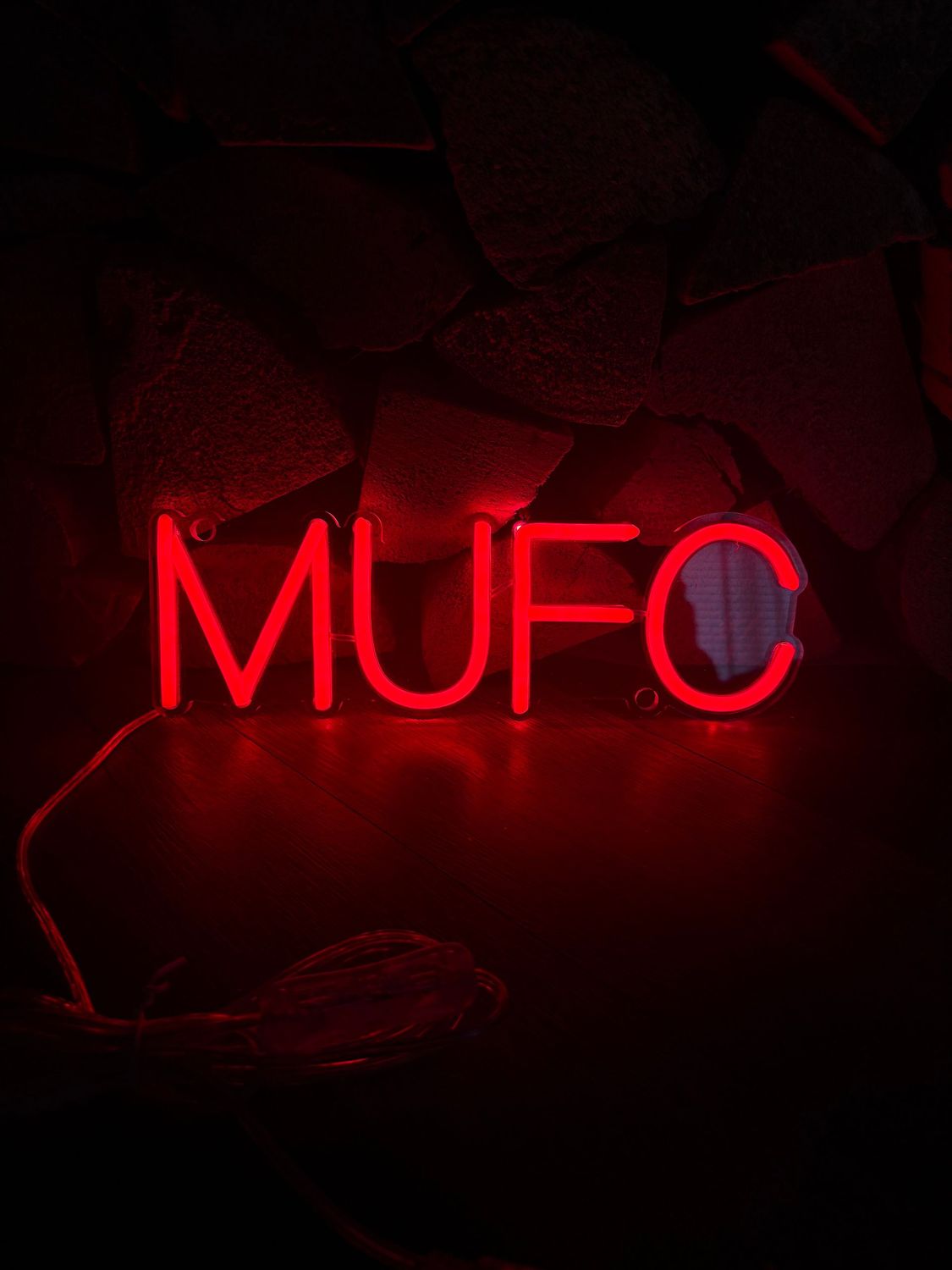MUFC LED Neon Sign