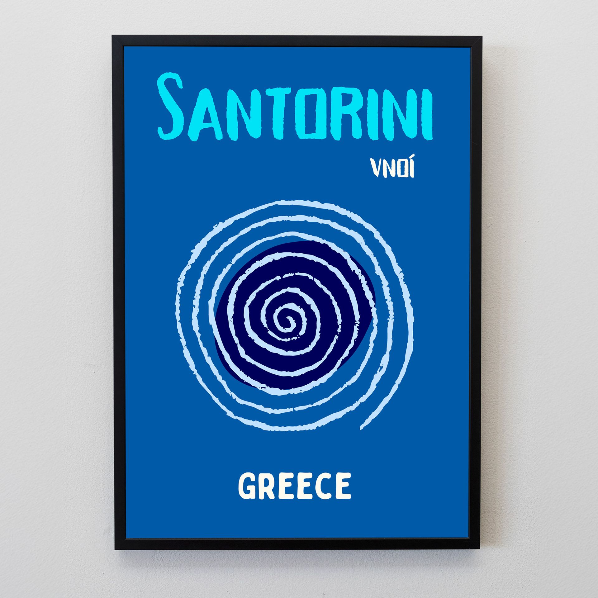 Santorini Print
