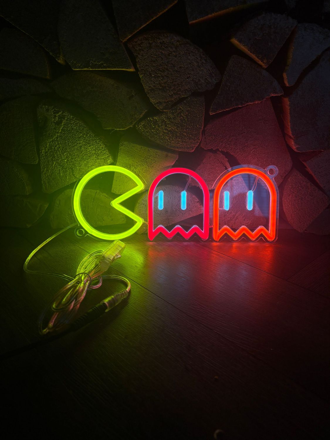 Pac-man and Ghosts LED Neon Sign