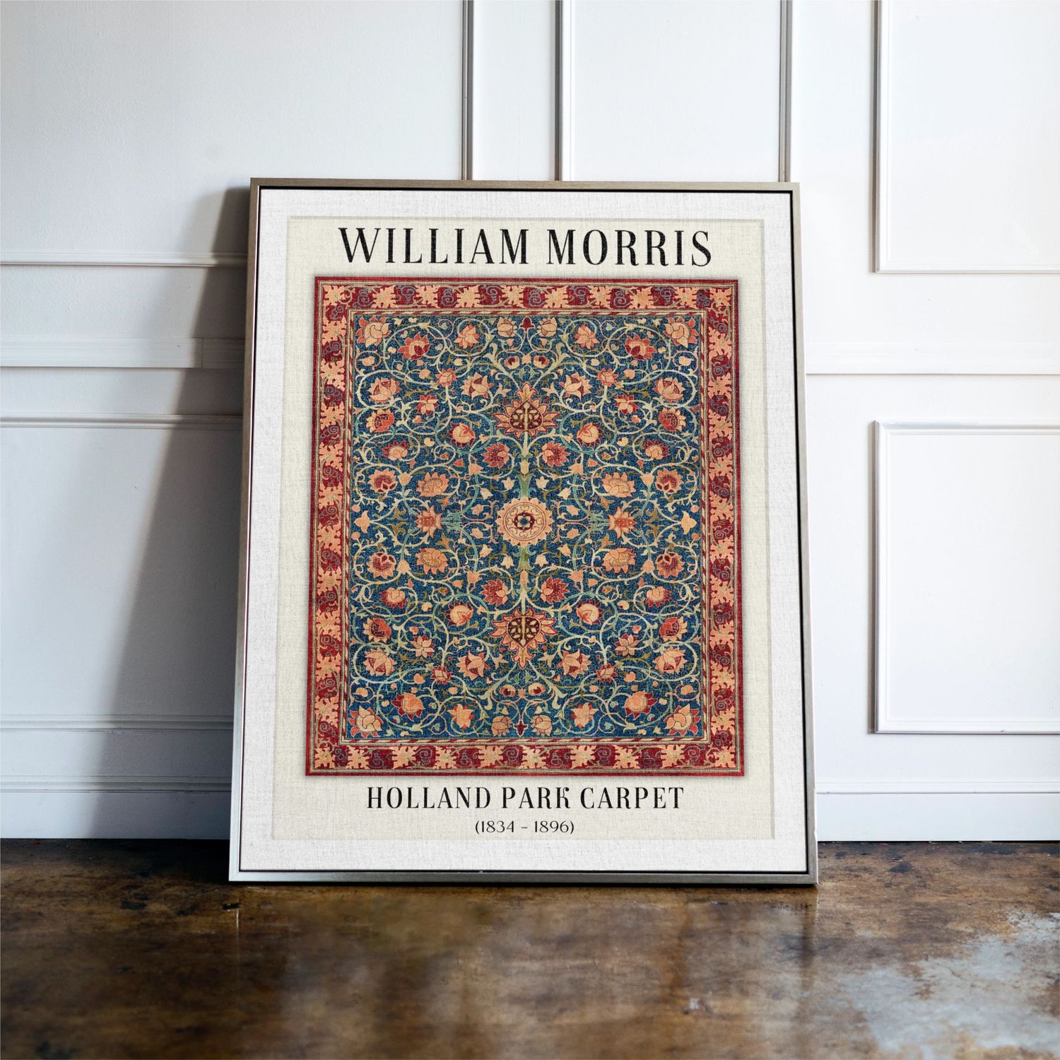 Holland Park Carpet - William Morris Wall Art Print