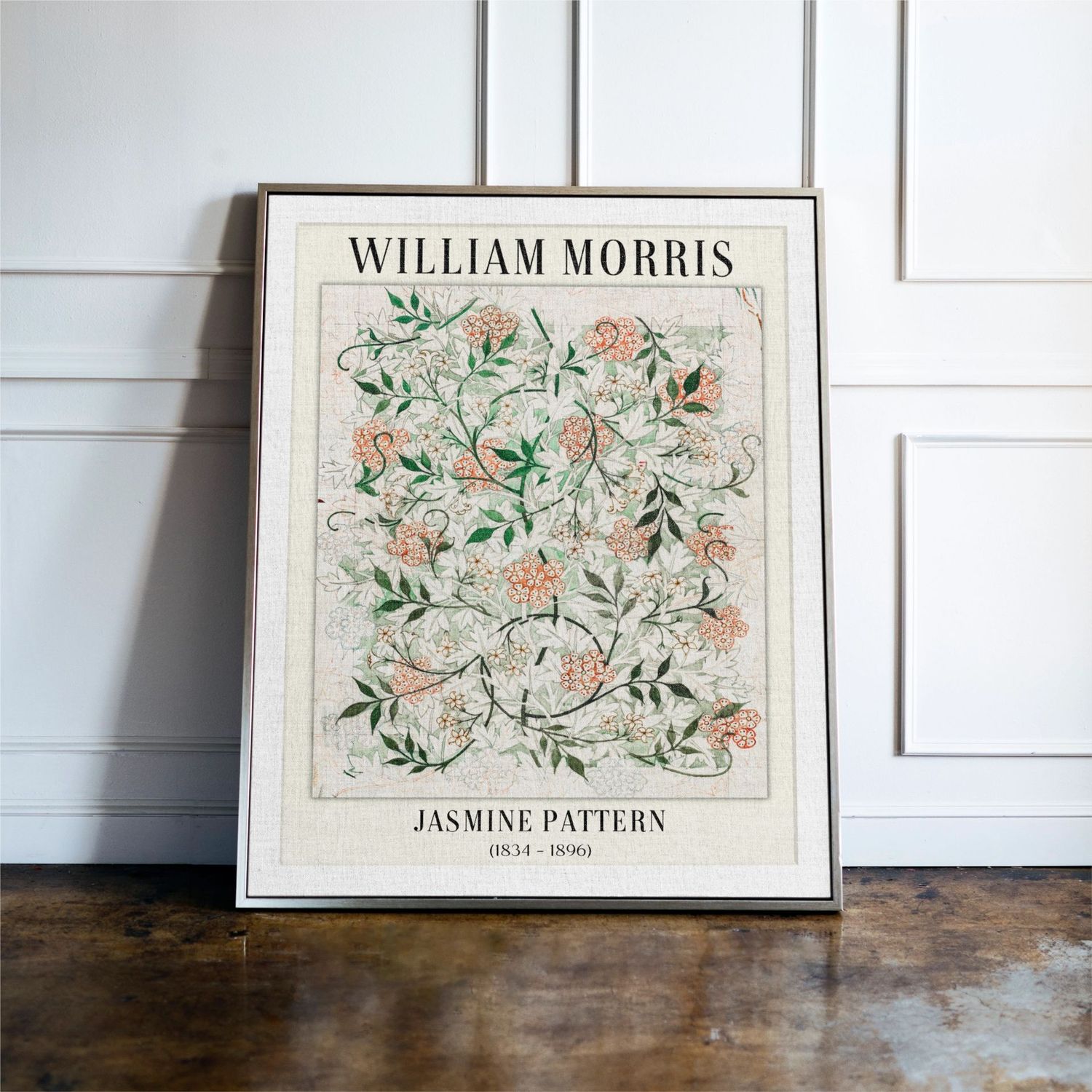 Jasmine Pattern - William Morris Wall Art Print