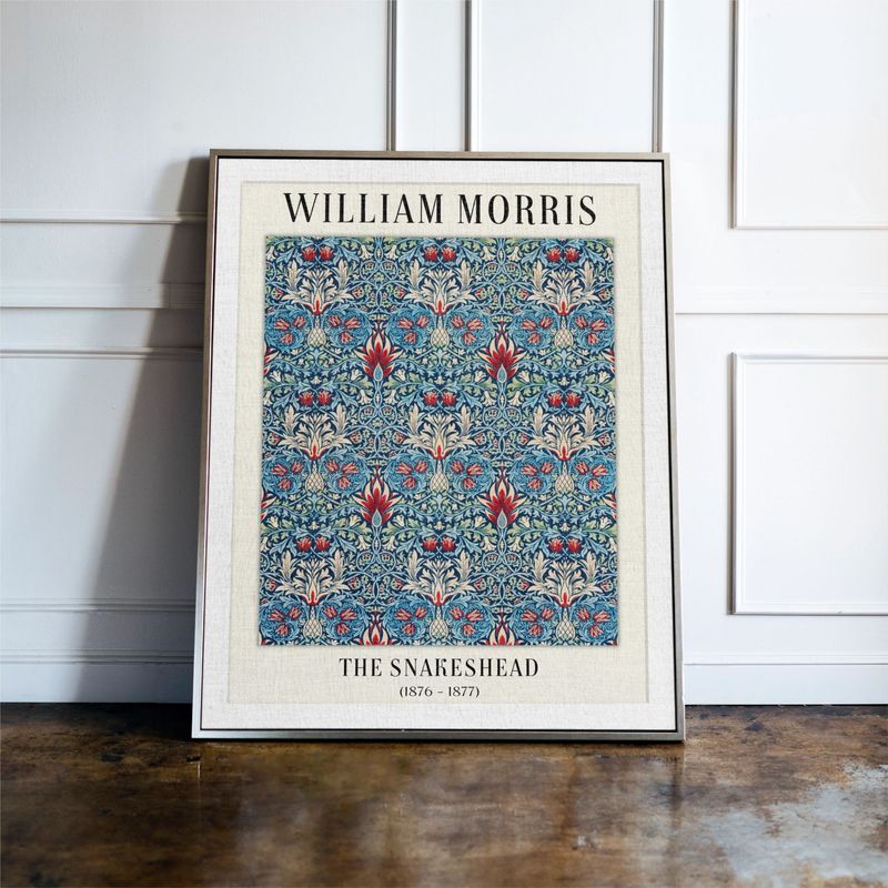 Snakeshead - William Morris Wall Art Print