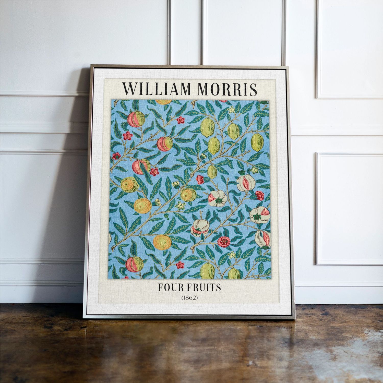 Four Fruits - William Morris Wall Art Print