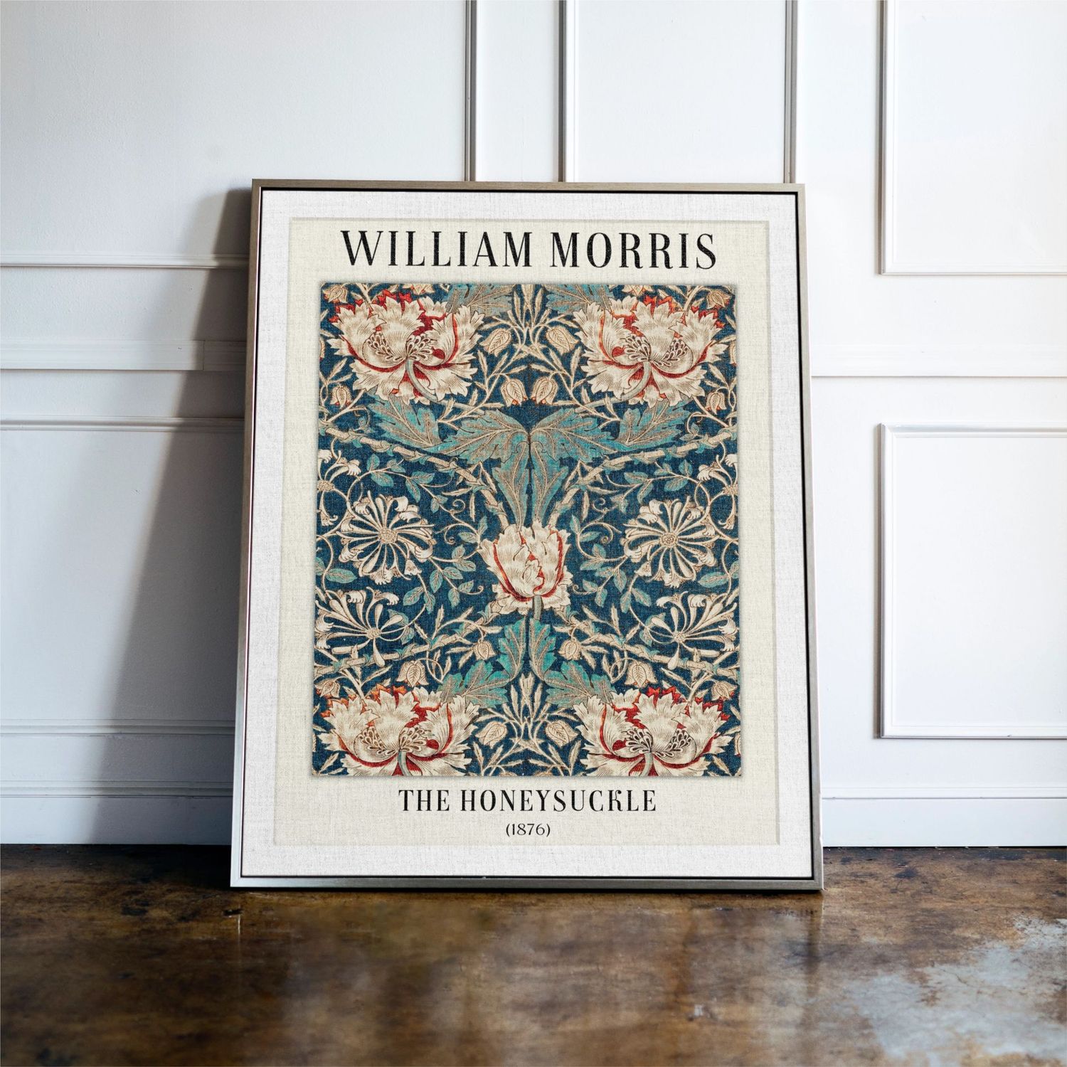 The Honeysuckle - William Morris Wall Art Print