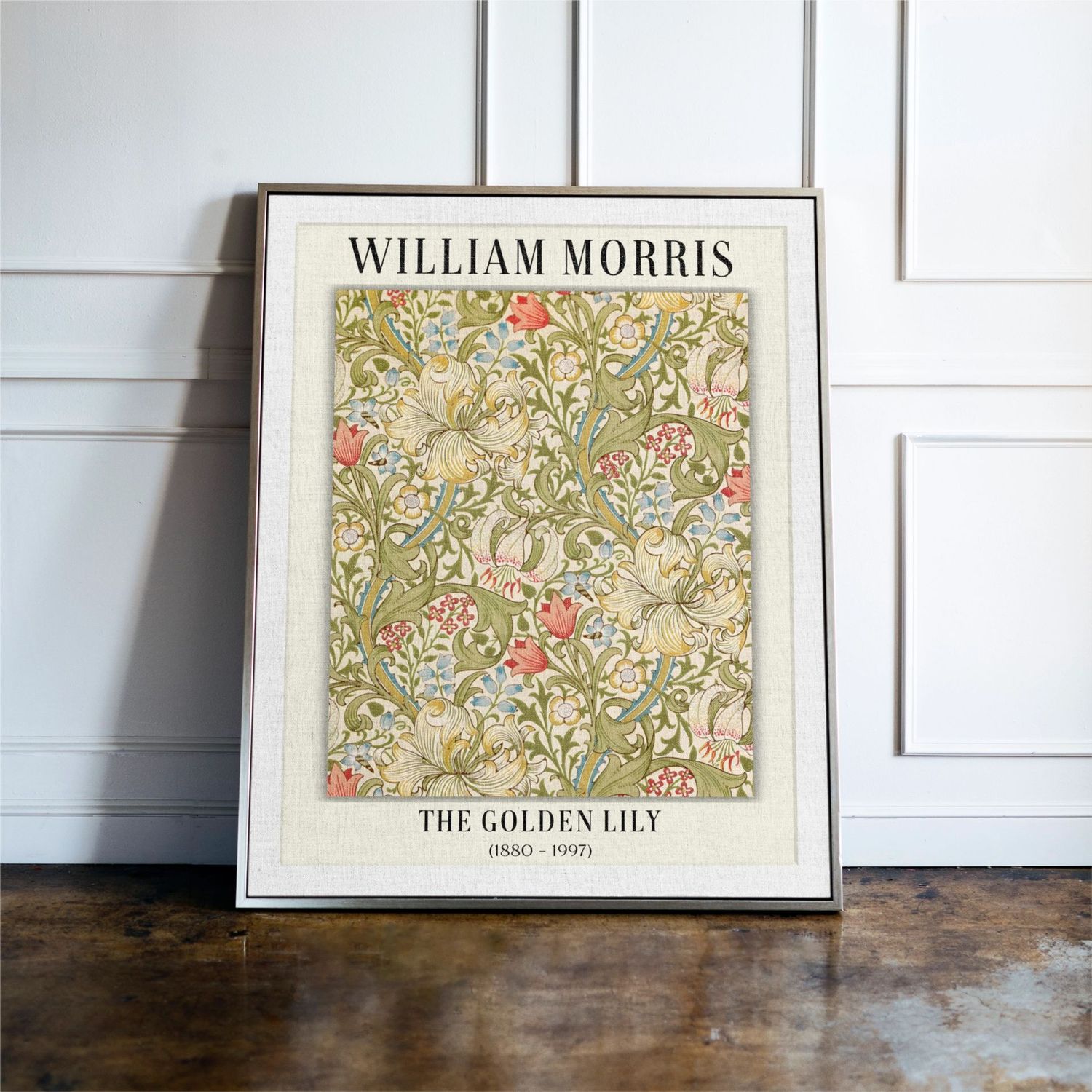 The Golden Lily - William Morris Wall Art Print