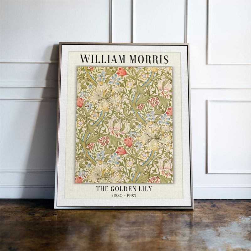 The Golden Lily - William Morris Wall Art Print