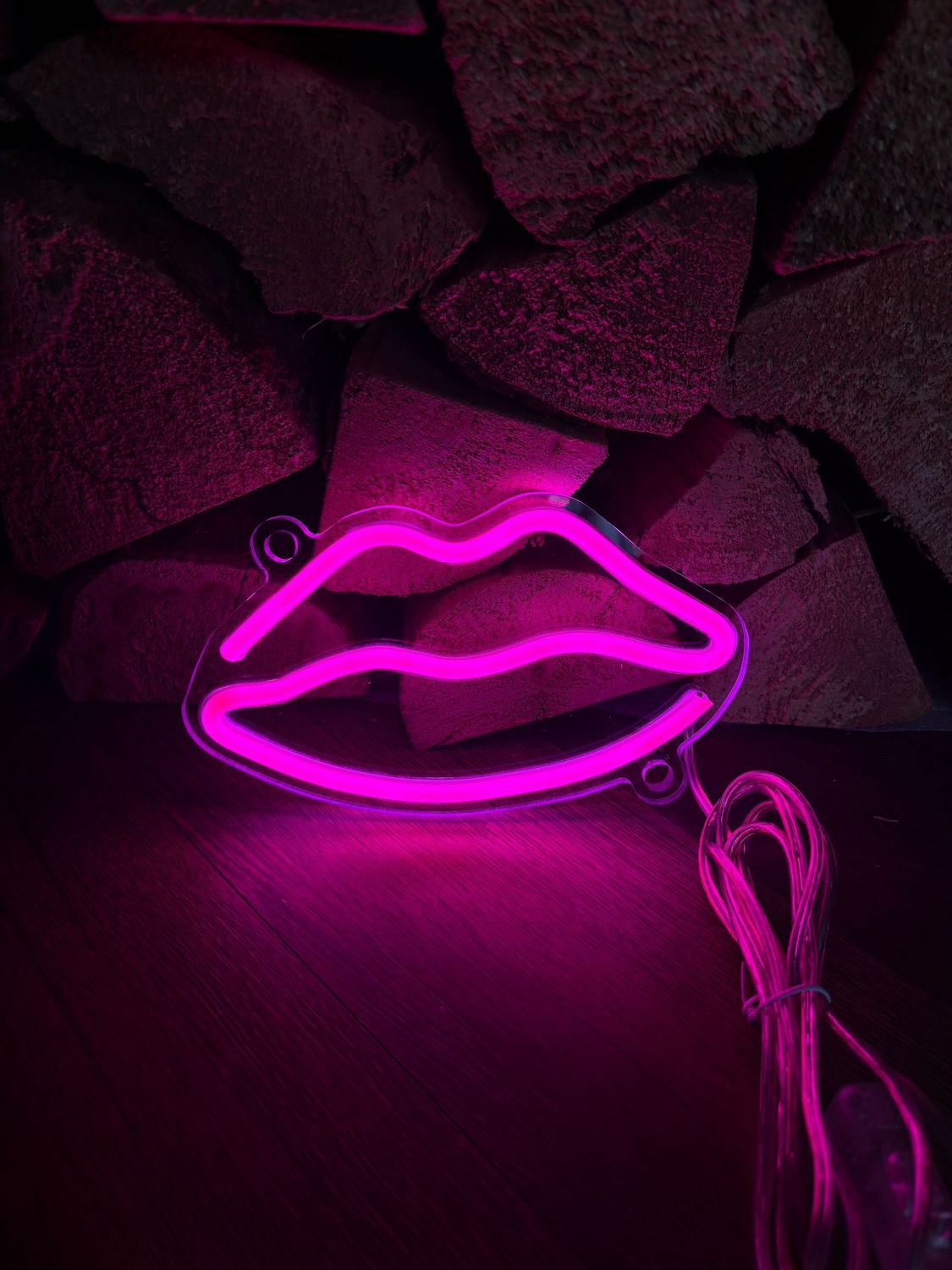 Hot Pink Lips