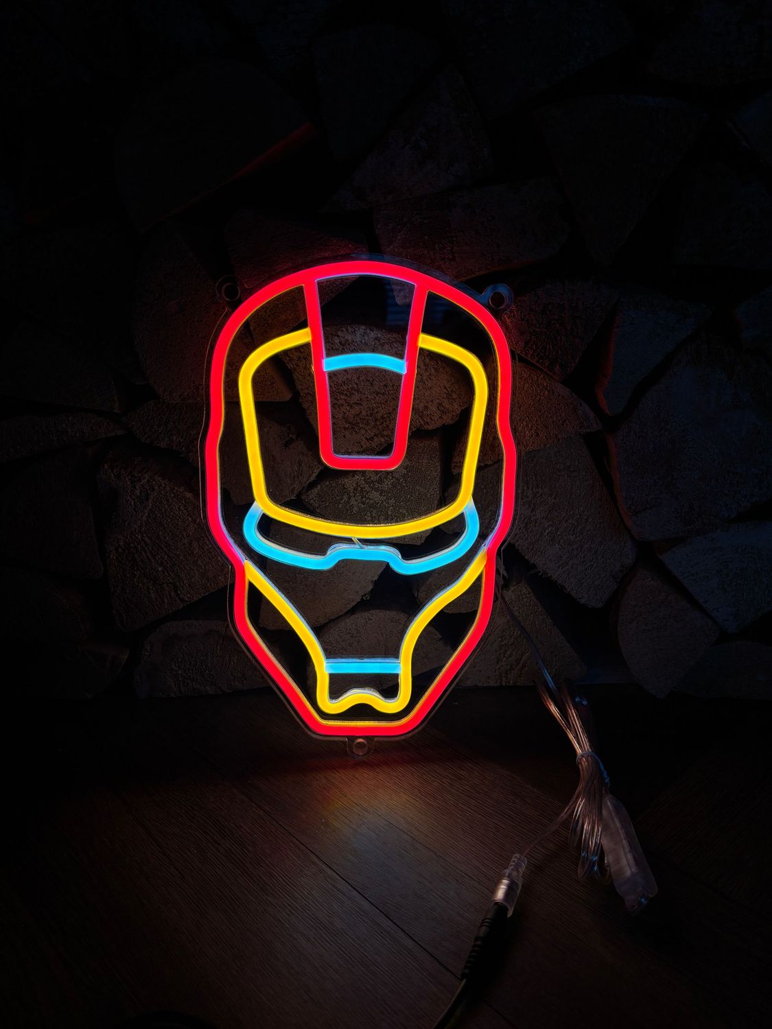 Iron Man Mask LED Neon Sign