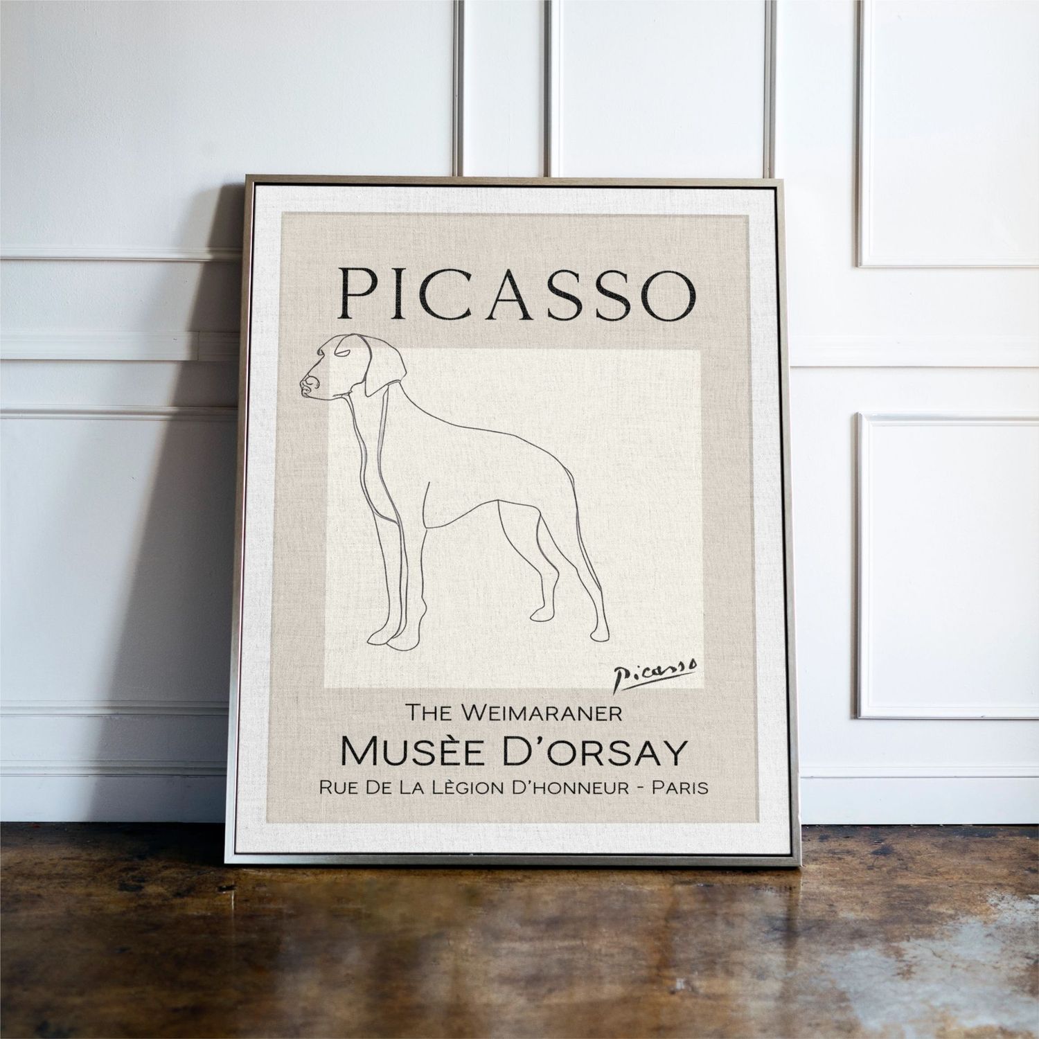 The Weimaraner  - Pablo Picasso
