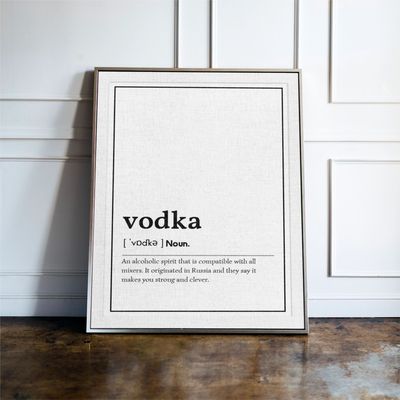 Vodka Word Definition Print