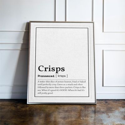 Crisps Word Definition Print