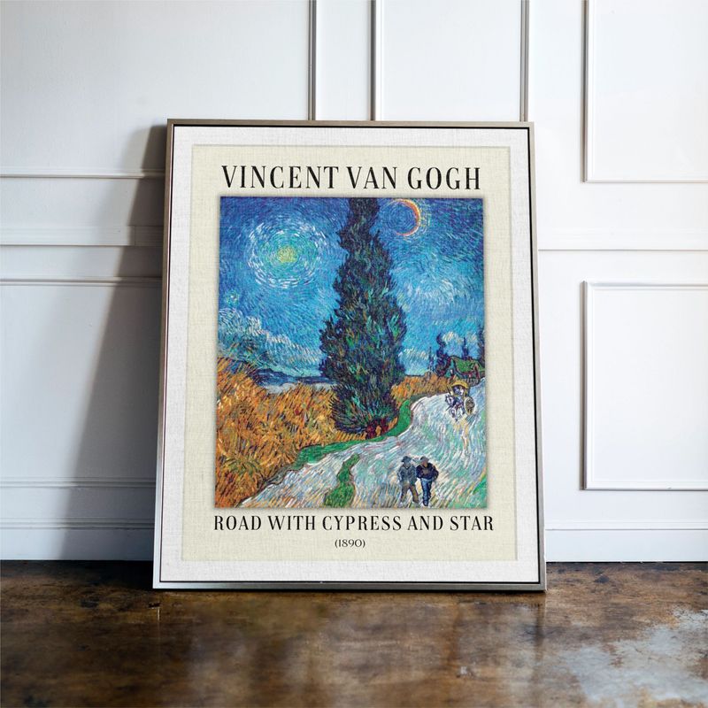 Road with Cypress and Star - Vincent Van Gough