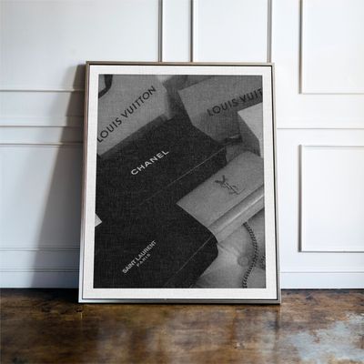 Luxury Shopping Bags Print