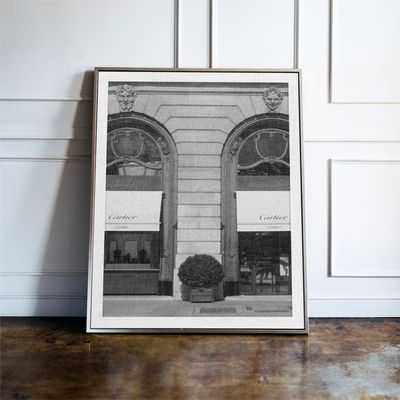 Luxury Fashion Shop Front Print