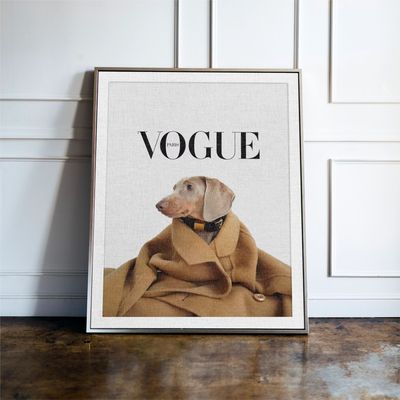 Luxury Dachshund Print