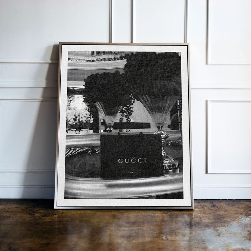 Luxury Fashion Shopping Bag Print
