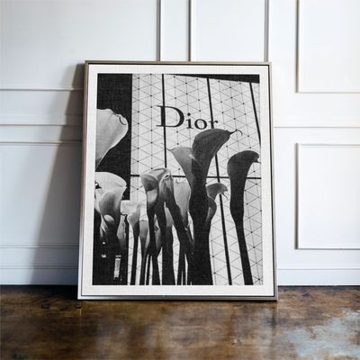 Luxury Fashion Floral Display Print