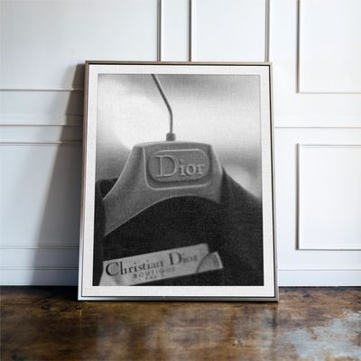 Luxury Fashion Coat Hanger Print