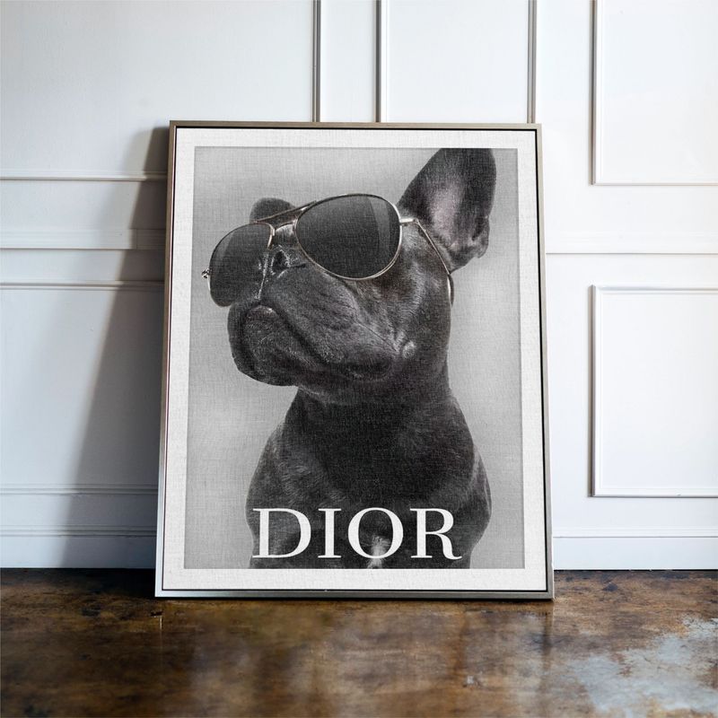 French Bulldog Luxury Fashion Print