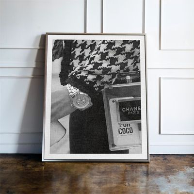 Dogtooth Luxury Fashion Print