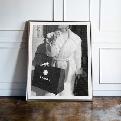 Luxury Fashion Shopping Bag Print