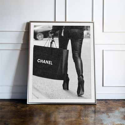 Luxury Fashion Shopping Bag Print