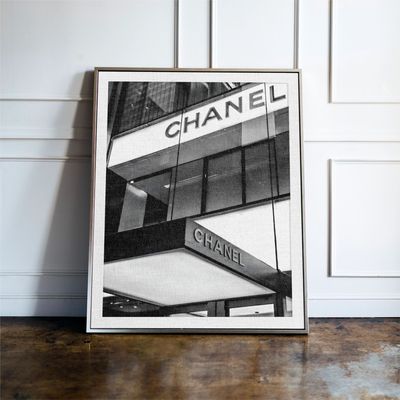 Luxury Fashion Shop Front Print
