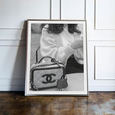 Luxury Fashion Handbag Print