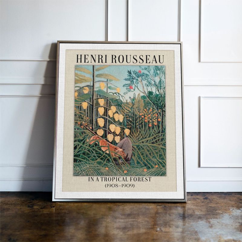 In A Tropical Forest - Henri Rousseau