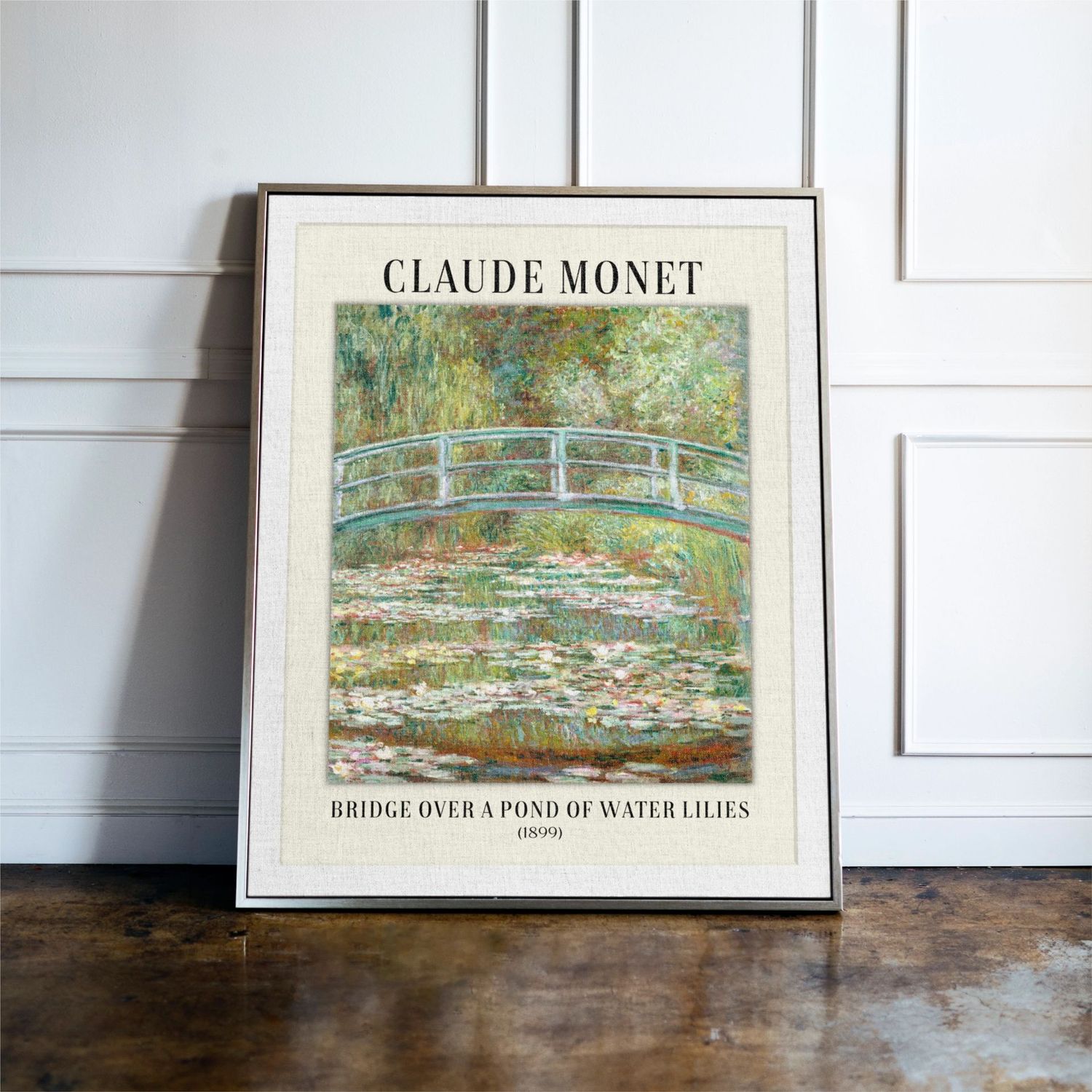 Bridge Over A Pond Of Water Lillies - Claude Monet