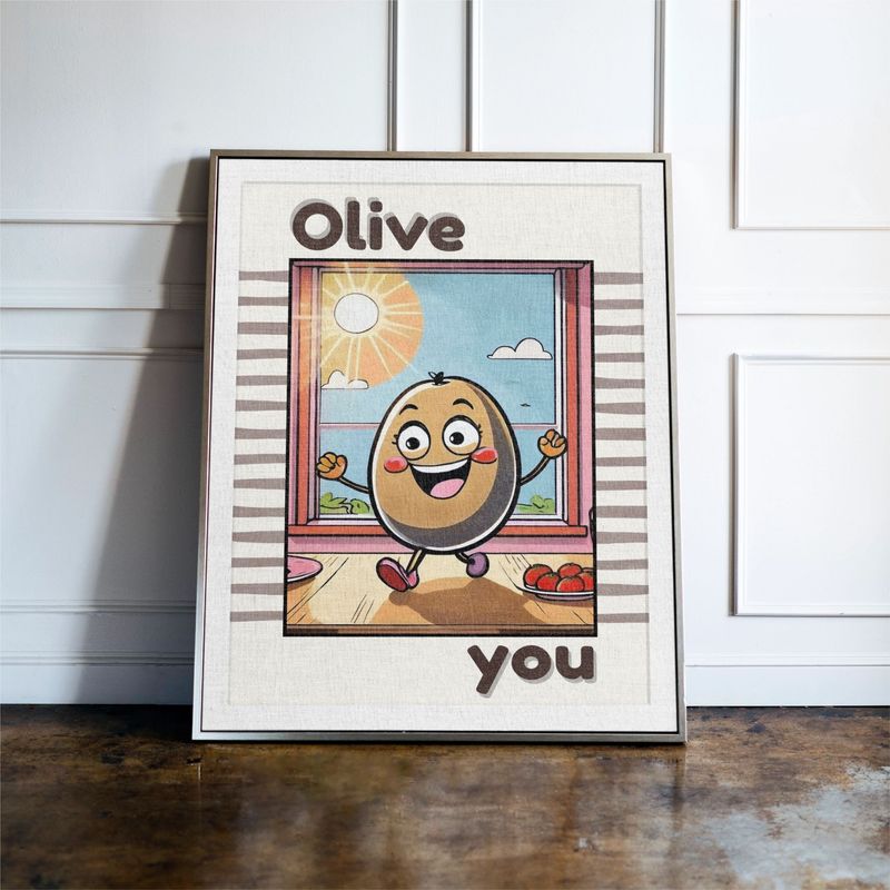 Olive You Print