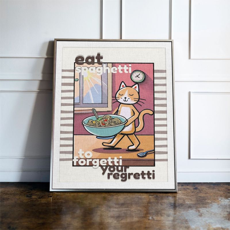Eat Spaghetti To Forgetti Your Regretti