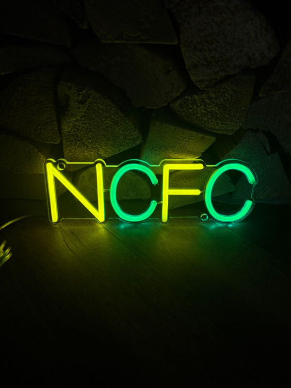 NCFC LED Neon Sign