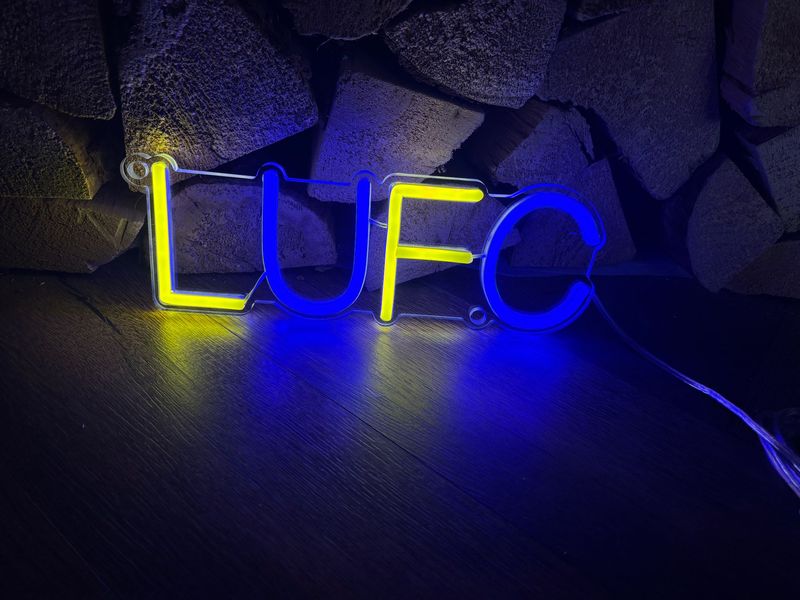 LUFC LED Neon Sign